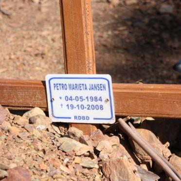 JANSEN Petro Marieta 1984-2008