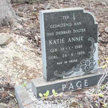 PAGE Katie Annie 1946-1959