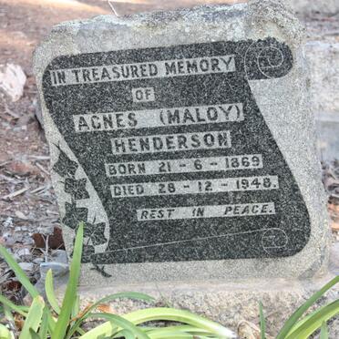 HENDERSON Agnes 1869-1948