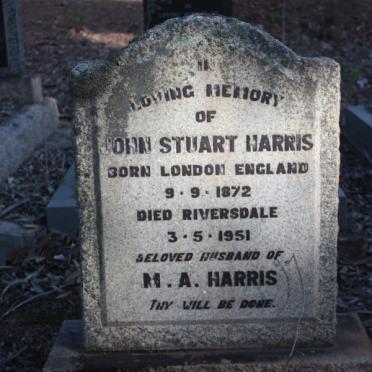 HARRIS John Stuart 1872-1951