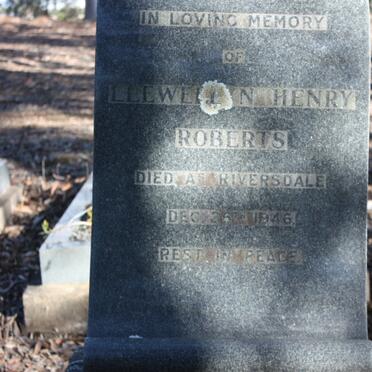 ROBERTS Llewelln Henry ?-1946