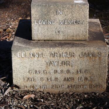 TAYLOR Arthur James -1949