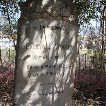 CONRAD Evelyn S. nee Wilkinson 1905-1931