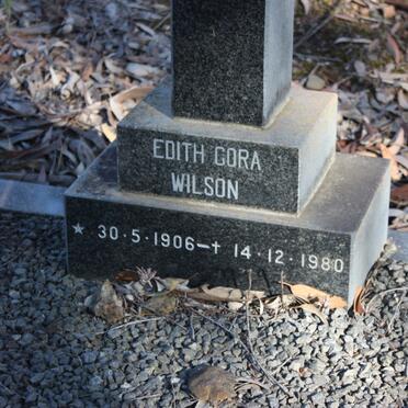 WILSON Edith Cora 1906-1980