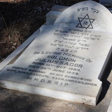 SACOR Solomon Julius 1880-1939