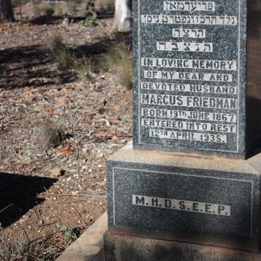 FRIEDMAN Marcus 1867-1935