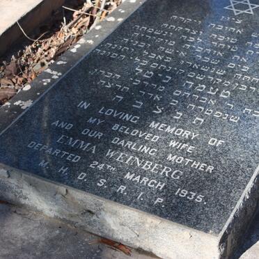 WEINBERG Emma  -1935