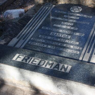 FRIEDMAN Hartha  -1940