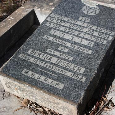 DISSLER Bertha  -1952