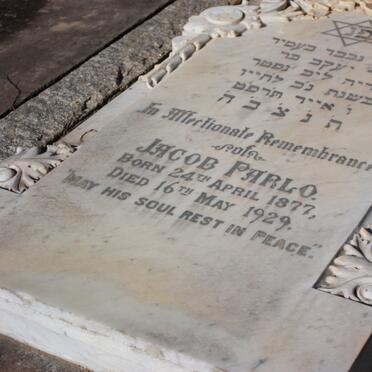 PARLO Jacob  1877-1929