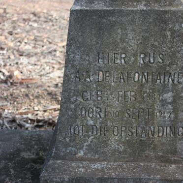 FONTAINE A.A., de la 1882-1962