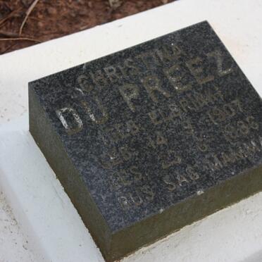 PREEZ Christina, du nee ELBRINK 1907-1986