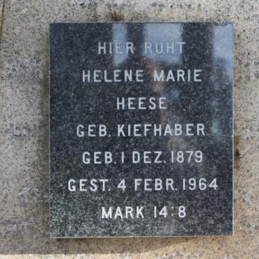 HEESE Helene Marie 1879-1964
