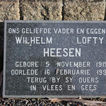 HEESEN Wilhelm Lofty 1919-1996
