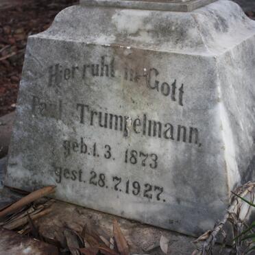 TRÜMPELMANN Paul 1873-1927
