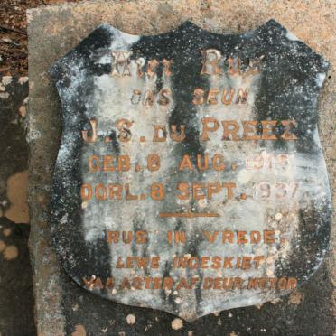 PREEZ J.S., du 1915-1937