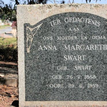 SWART Anna Margaretha neé SWART 1868-1959