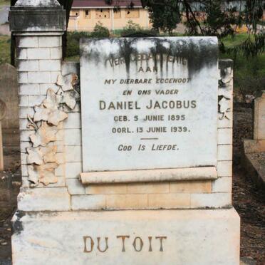 TOIT Daniel Jacobus, du 1895-1939