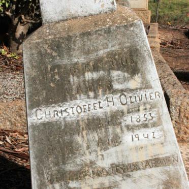 OLIVIER Christoffel H. 1853-1942
