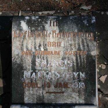 STEYN Francis Maria -1910
