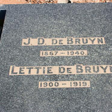 BRUYN J. D., de 1867-1940 :: DE BRUYN Lettie 1900-1919