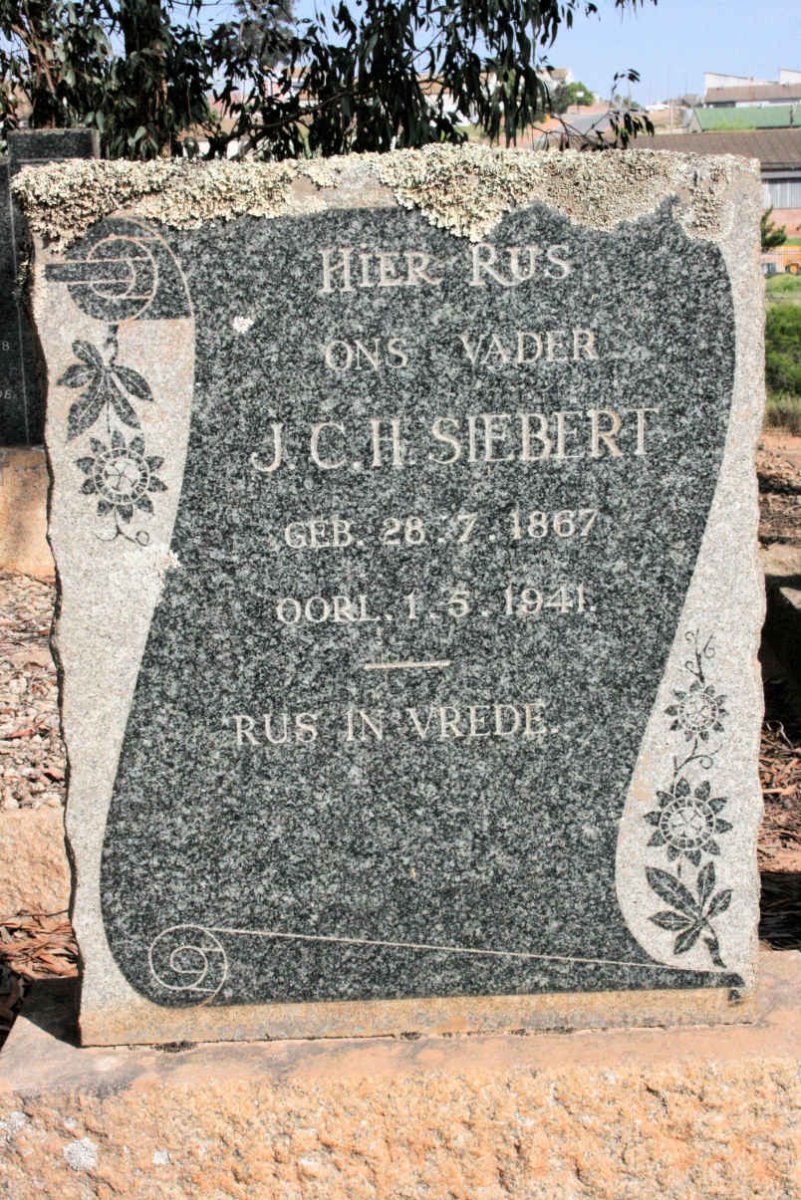 SIEBERT J.C.H. 1867-1941