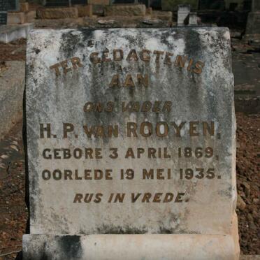 ROOYEN H.P., van 1869-1935