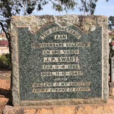 SWART J.P. 1866-1940