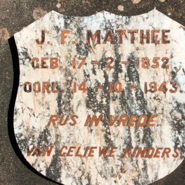 MATTHEE J.F. 1952-1943