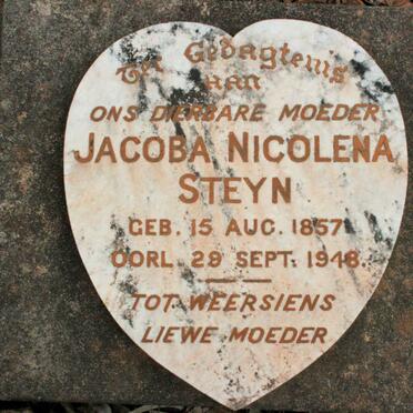STEYN Jacoba Nicolena 1857-1948