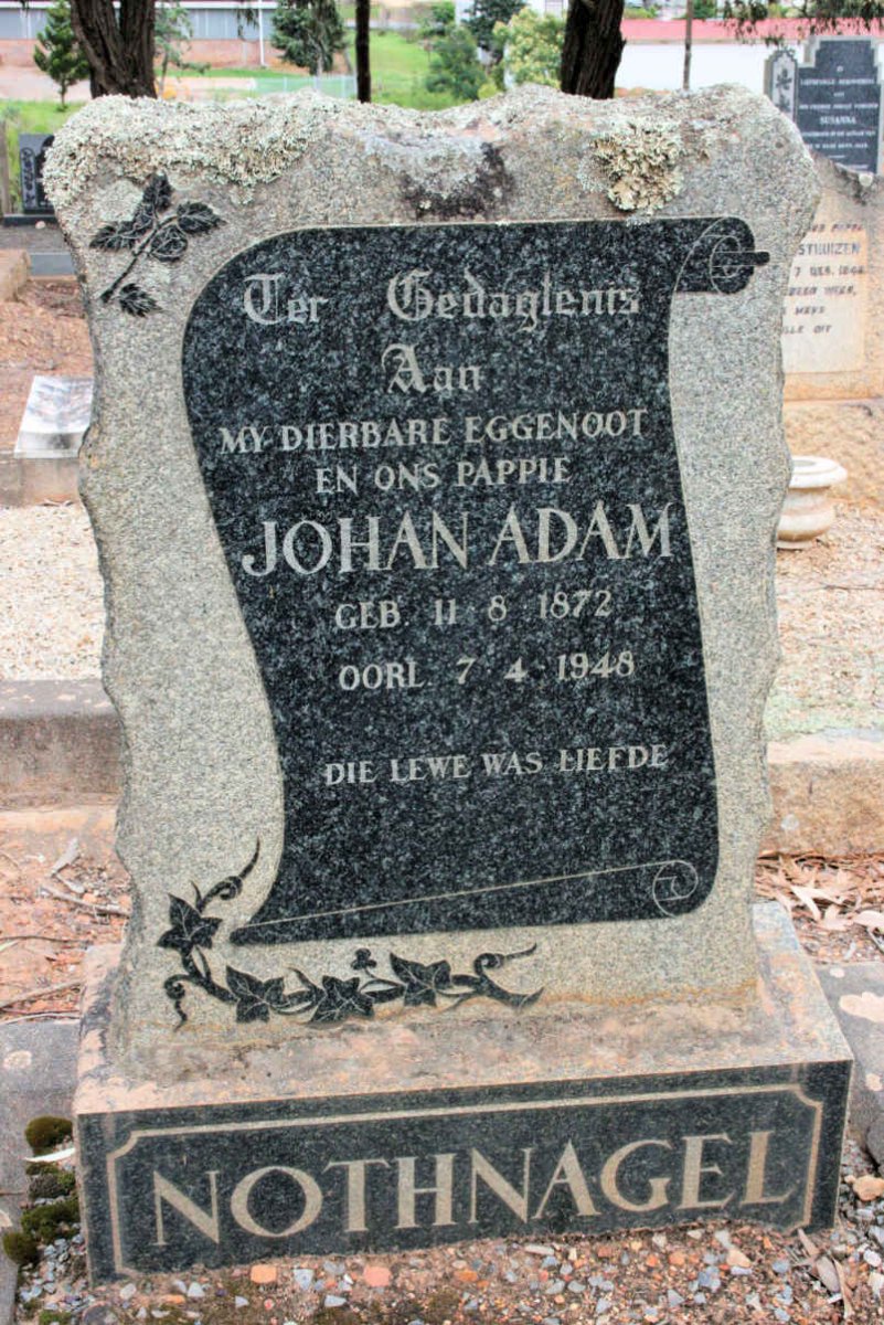 NOTHNAGEL Johan Adam 1872-1948