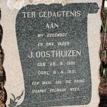 OOSTHUIZEN J. 1901-1951