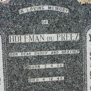 PREEZ Hoffman, du 1886-1948