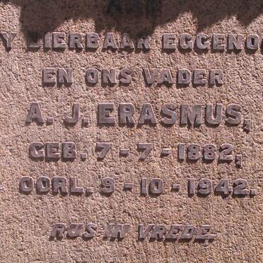 ERASMUS A.J. 1882-1942