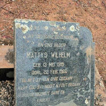 SWART Mattys Wilhelm 1919-1966