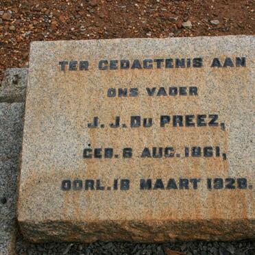 PREEZ J.J., du 1861-1928