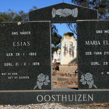 OOSTHUIZEN Esias 1902-1978 &amp; Maria Elizabeth VAN ZYL 1908-1980