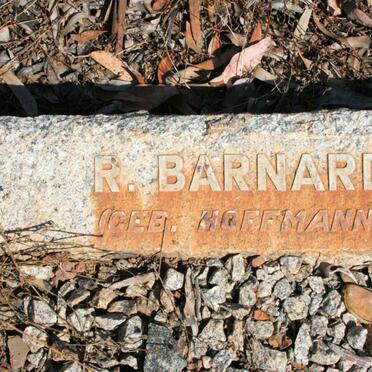 BARNARD R. neé HOFFMANN