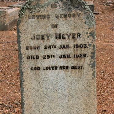 MEYER Joey 1903-1926