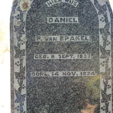 BRAKEL Daniel P., van 1853-1934