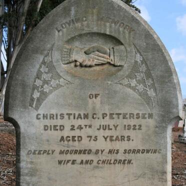 PETERSEN Christian C. -1922