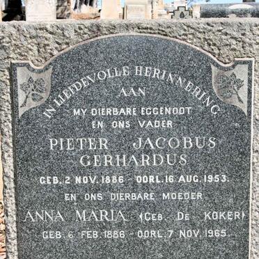 LOUW Pieter Jacobus Gerhardus 1886-1953 &amp; Anna Maria DE KOKER 1886-1965