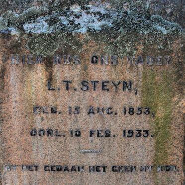 STEYN L.T. 1853-1933