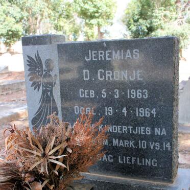 CRONJE Jeremias D. 1963-1964