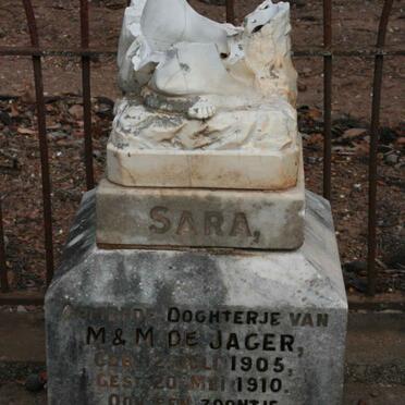 JAGER Sara, de 1905-1910 :: DE JAGER Seuntjie 1910-1910