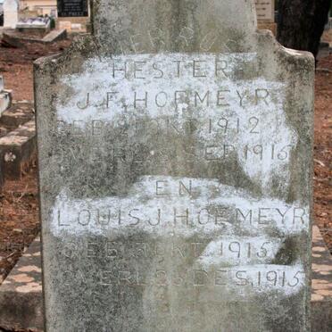 HOFMEYR Louis J. 1915-1915 :: Hester J.F. 1912-1915