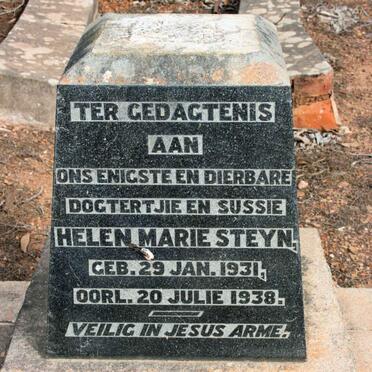 STEYN Helen Marie 1931-1938