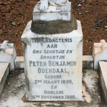 ODENDAAL Peter Benjamin 1899-1900