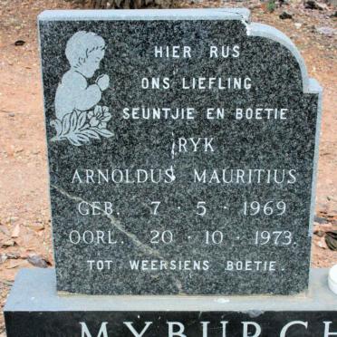 MYBURGH Ryk Arnoldus Mauritius 1969-1973