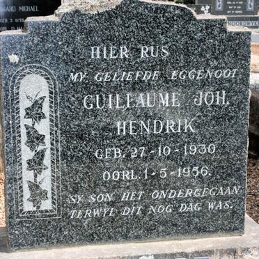 JOUBERT Guillaume Joh. Hendrik 1930-1956